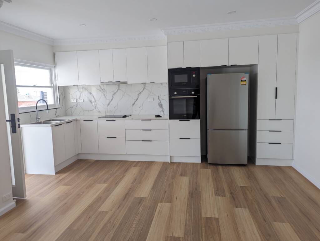 unit renovation kitchen